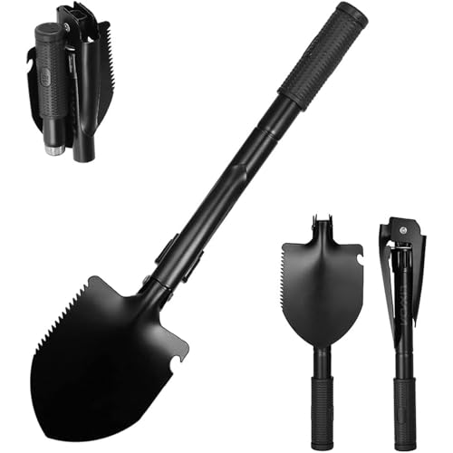 Lixada Military Folding Shovel, Multi-function...